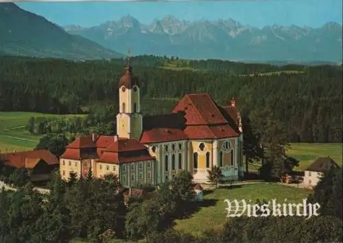 Steingaden-Wieskirche - gegen Ammergauer Alpen