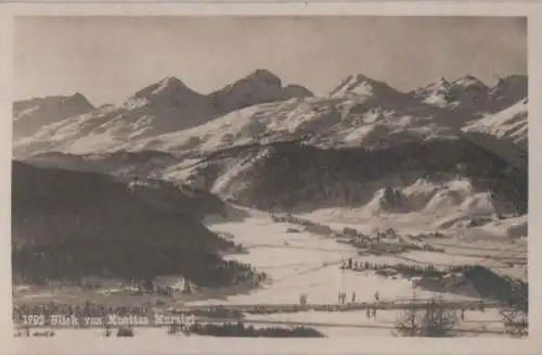 Schweiz - Schweiz - Muottas Muragl - Ausblick - ca. 1955