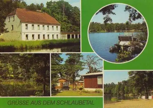 Schlaubetal - u.a. u.a. bungalow-Siedlung - 1983