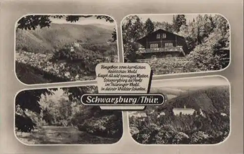 Schwarzburg - mit 4 Bildern - 1968