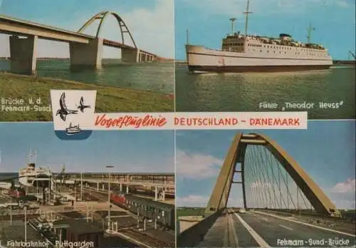 Vogelfluglinie - u.a. Brücke über Sund - 1963