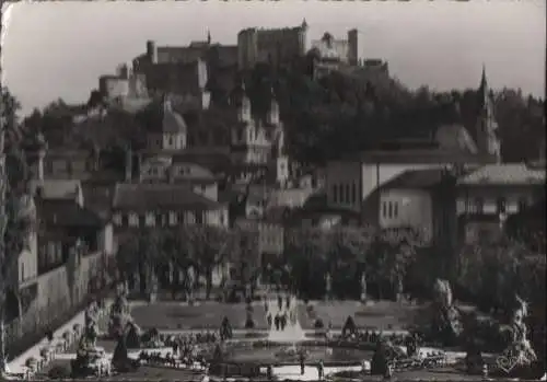 Österreich - Österreich - Salzburg - Mirabellgarten, Dom und Festung - 1958