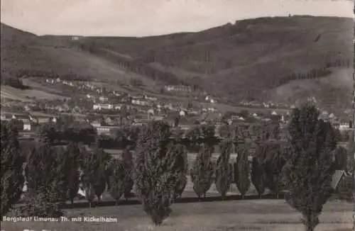 Ilmenau - mit Kickelhahn - 1963