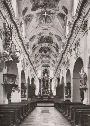 Ochsenhausen - Stadtpfarrkirche - Mittelschiff - ca. 1955