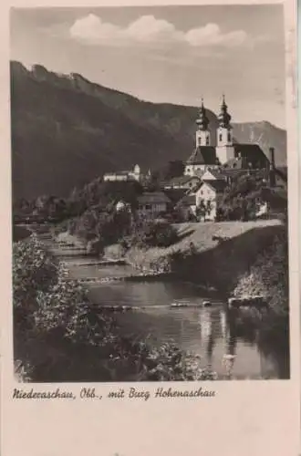 Niederaschau (OT von Aschau) - Burg Hohenaschau - 1953