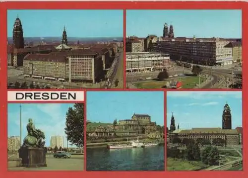 Dresden - u.a. Rathaus - 1986