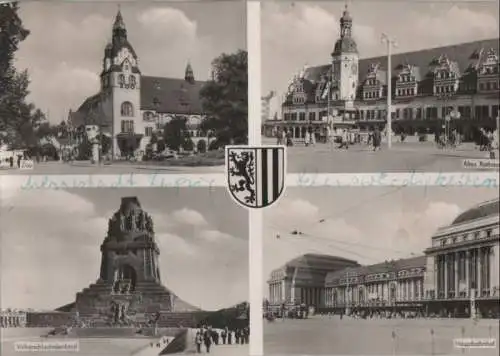 Leipzig - u.a. Altes Rathaus - 1961