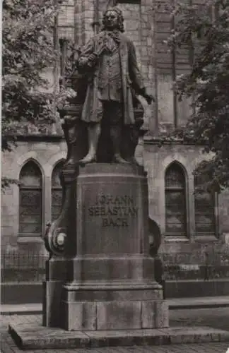 Leipzig - Bachdenkmal vor der Thomaskirche - 1963