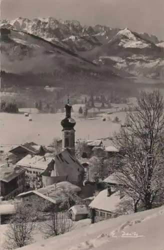 Reit im Winkl - mit Wildem Kaiser - ca. 1960