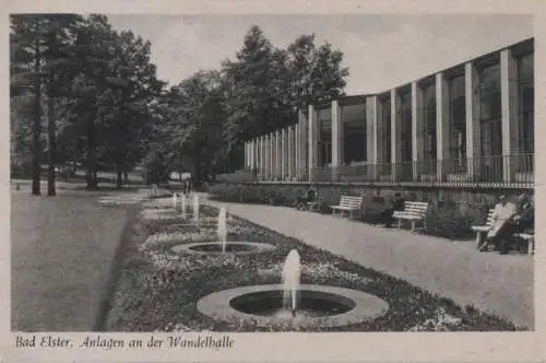 Bad Elster - Anlagen an der Wandelhalle