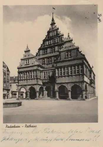 Paderborn - Rathaus - ca. 1955