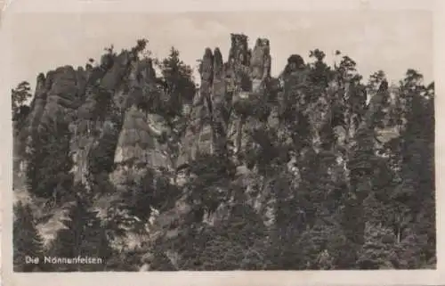 Kurort Jonsdorf - Nonnenfelsen - ca. 1955