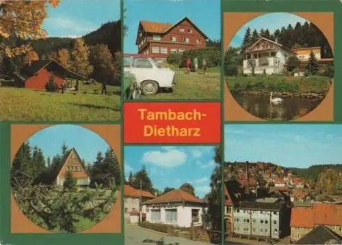 Tambach-Dietharz - u.a. Berggaststätte Ebertswiese - 1987