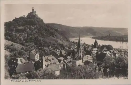 Braubach - und die Marksburg - ca. 1950