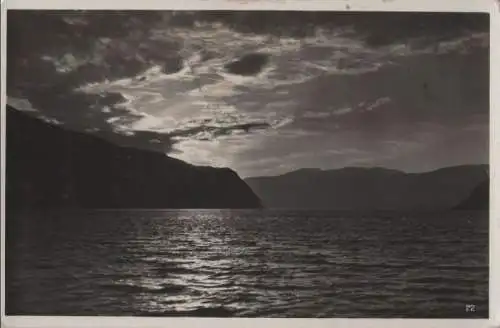 Norwegen - Norwegen - Sognefjord - Aftenstemning - ca. 1955