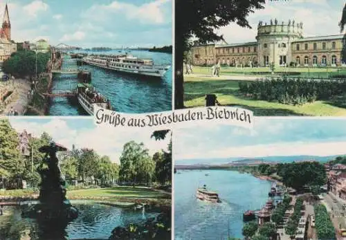 Grüße aus Wiesbaden-Biebrich - ca. 1975