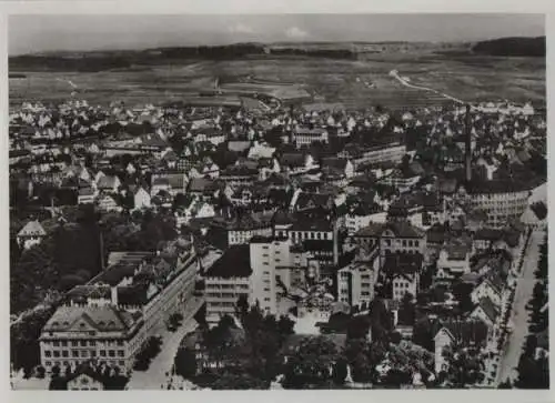 Österreich - Schwenningen (OT von Villingen-Schwenningen) - vom Flugzeug aus - ca. 1955