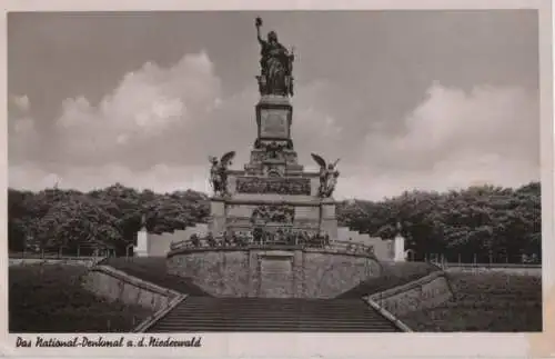 Rüdesheim, Niederwalddenkmal - 1951