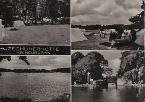 Rheinsberg-Zechlinerhütte - u.a. Zeltplatz Prinzen-Ablage - ca. 1975