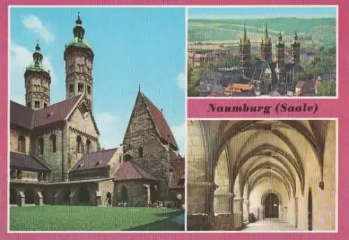 Naumburg - Dom Innenhof, Blick zum Dom, Dom Kreuzgang - 1980