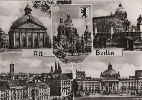 Berlin - Altberlin, u.a. Schloß - ca. 1960