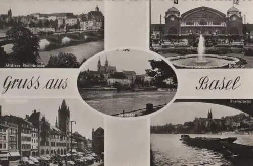 Schweiz - Schweiz - Basel - u.a. Mittlere Rheinbrücke - 1939