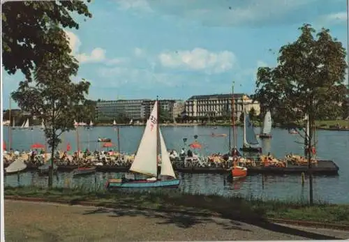 Hamburg - Blick über die Außenalster - 1966