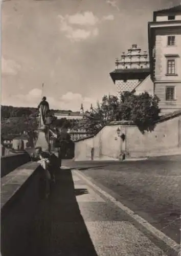 Tschechien - Tschechien - Prag - Praha - Blick durch die Straße Ke Hradu - 1964