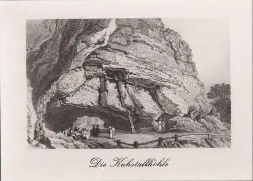 Sächsische Schweiz - Die Kuhstallhöhle - 1985