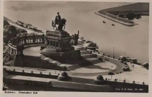 Koblenz - Deutsches Eck - ca. 1940