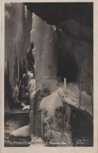 Partnachklamm - im Winter - ca. 1950