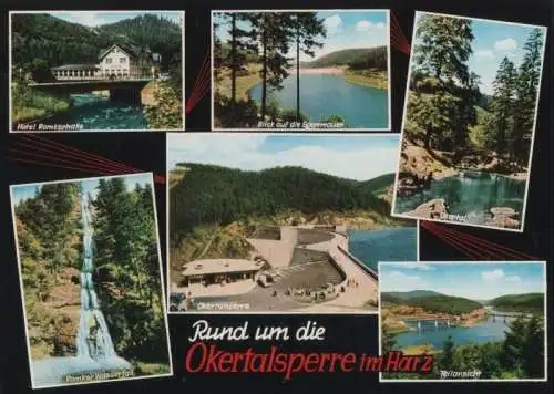 Okertalsperre - mit Umgebung, u.a. Romker Wasserfall - 1974