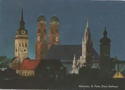 München - St. Peter - Dom - Rathaus - 1970