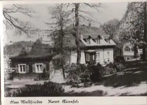 Altenberg-Bärenfels - Haus Waldfrieden