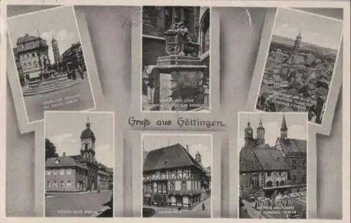 Göttingen - u.a. Junkernhaus - 1953