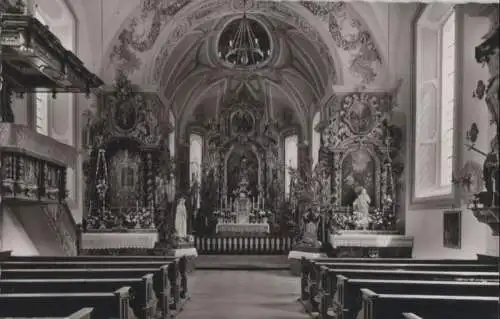 Aschau-Sachrang - Pfarrkirche St. Michael - ca. 1955