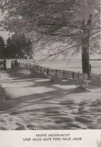 Frohe Weihnacht Schnee in der Landschaft