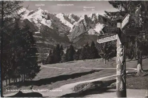 Garmisch-Partenkirchen Kramerplateauweg - 1957