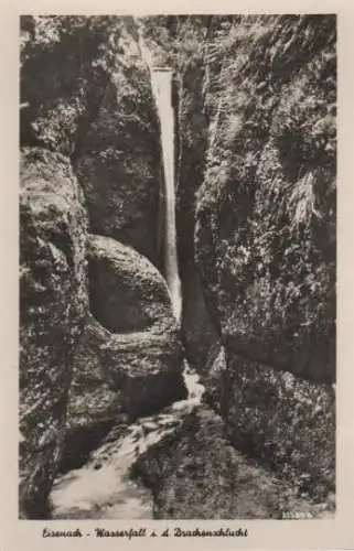 Eisenach - Wasserfall in Drachenschlucht - ca. 1955