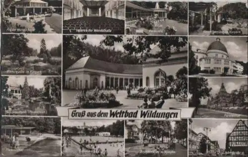 Bad Wildungen - u.a. Fackelteich - 1966