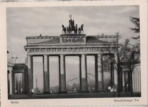 Berlin-Mitte, Brandenburger Tor - ca. 1960