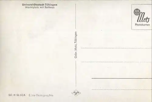 Tübingen - Marktplatz mit Rathaus