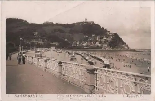 Spanien - Spanien - San Sebastian - Playa de Ondarreta - 1953