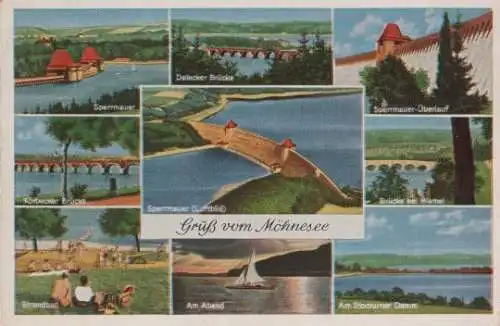 Gruß vom Möhnesee - 1962