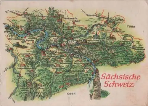 Sächsische Schweiz - Übersicht