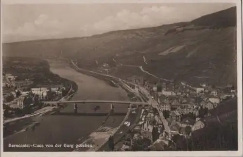 Bernkastel-Kues - von der Burg gesehen - ca. 1950