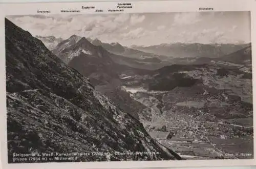 Mittenwald - Steigpartie z. Westl. Karwendelspitze - ca. 1950