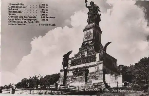 Rüdesheim, Niederwalddenkmal - 1963