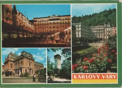 Tschechien - Tschechien - Karlovy Vary - Karlsbad - mit 4 Bildern - 1978