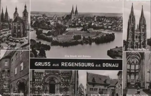 Regensburg - u.a. Schottenportal - 1960